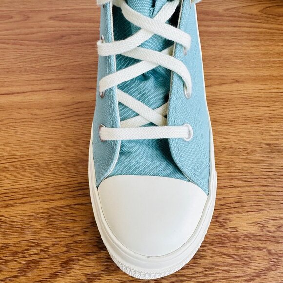 ⭐Converse Chuck 70 DE LUXE HEEL HI Platform 5.5 MEN Boots Sneakers Teal A08279C⭐ - Picture 10 of 10